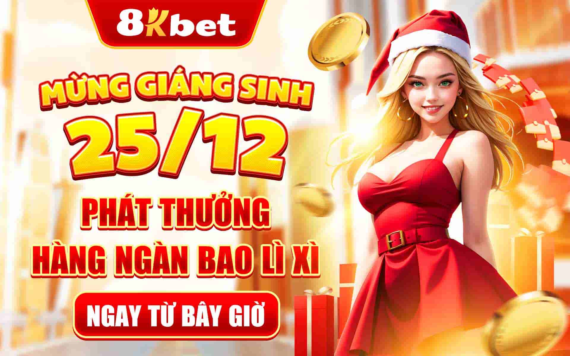 Mừng giáng sinh 25/12 phát thưởng hàng ngàn bao lì xì ngay từ bây giờ